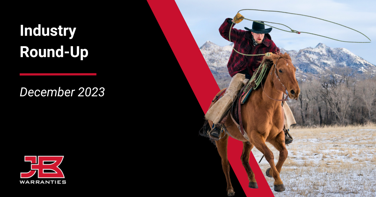 JB Warranties December 2023 RoundUp